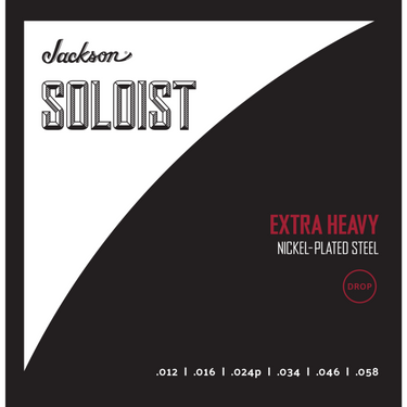 Encordadura Jackson Soloist P/guit Electr Extr Heavy 12-58, 2991258006